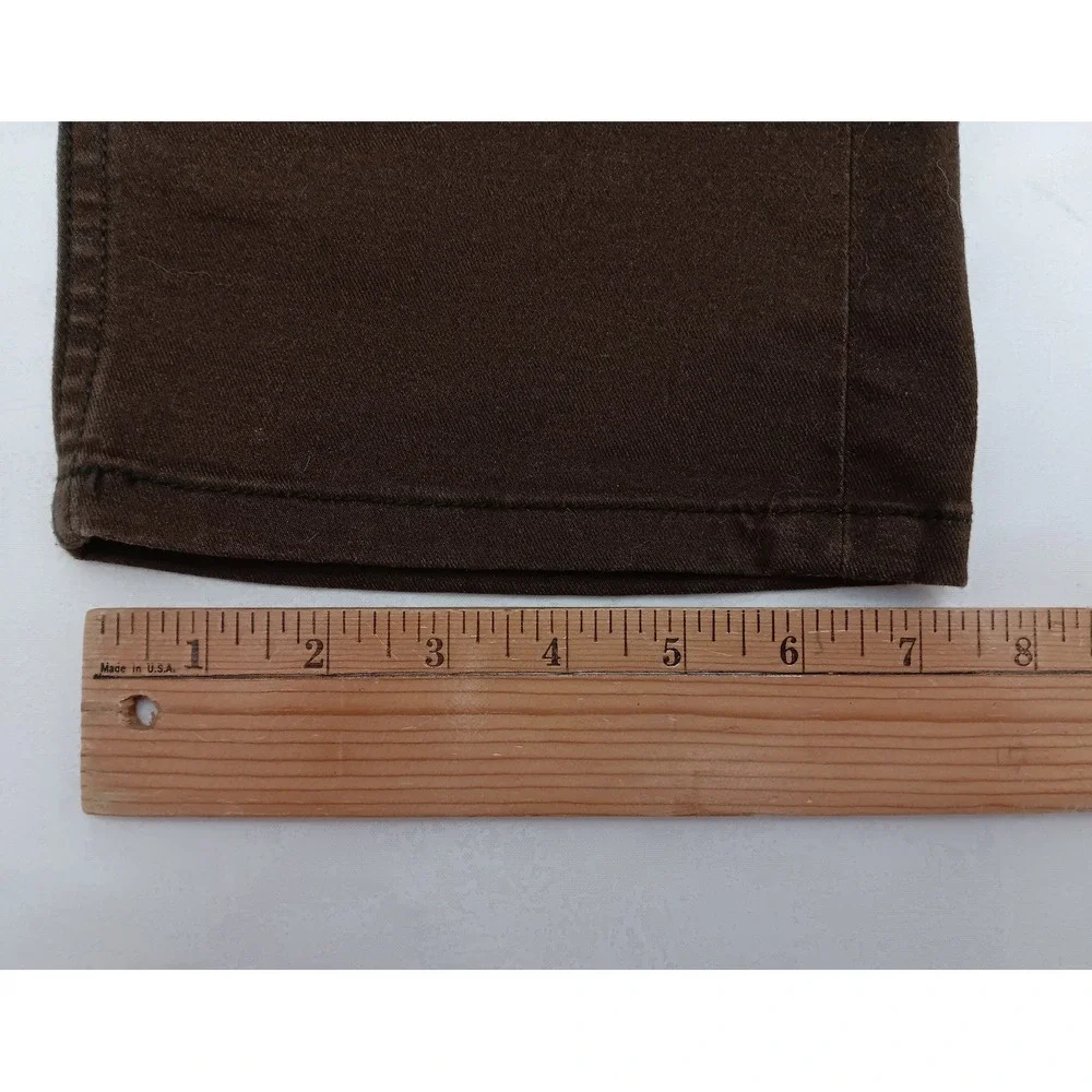 5.11 Tactical Defender-Flex Slim Pants 34x30 Brown Stretch (Measures 36x29.5)